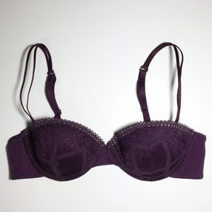 🍒5/$20🍒Joe Fresh Royal Purple Lace Bra